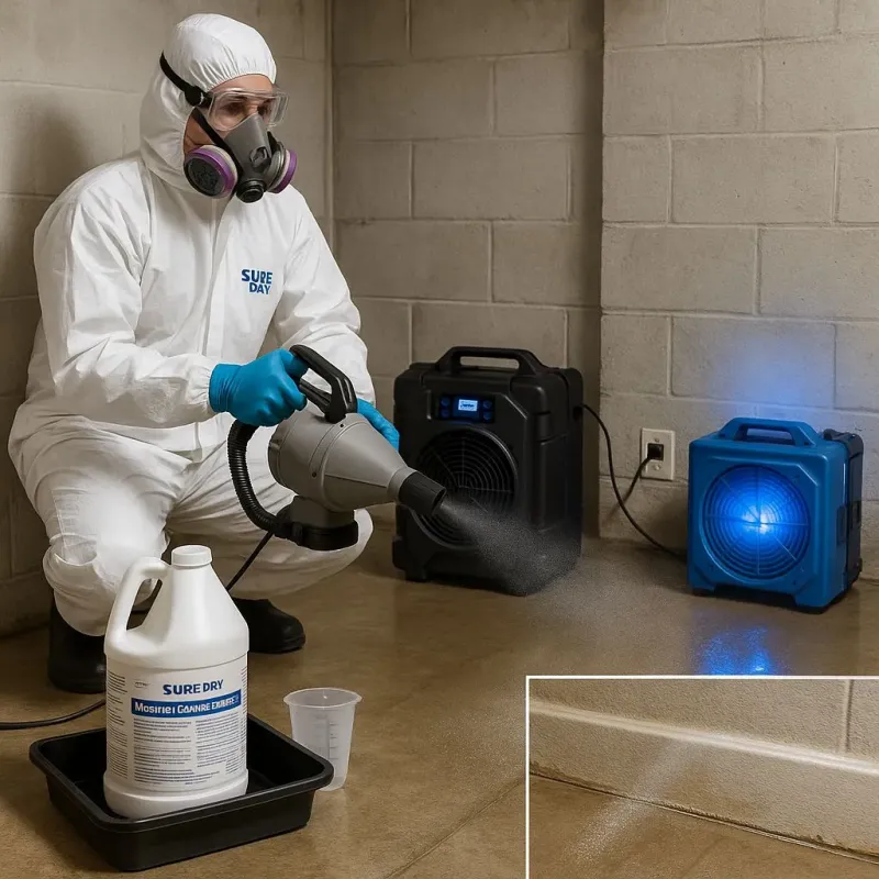 Sanitization and Odor Removal process in Napoleon, ND