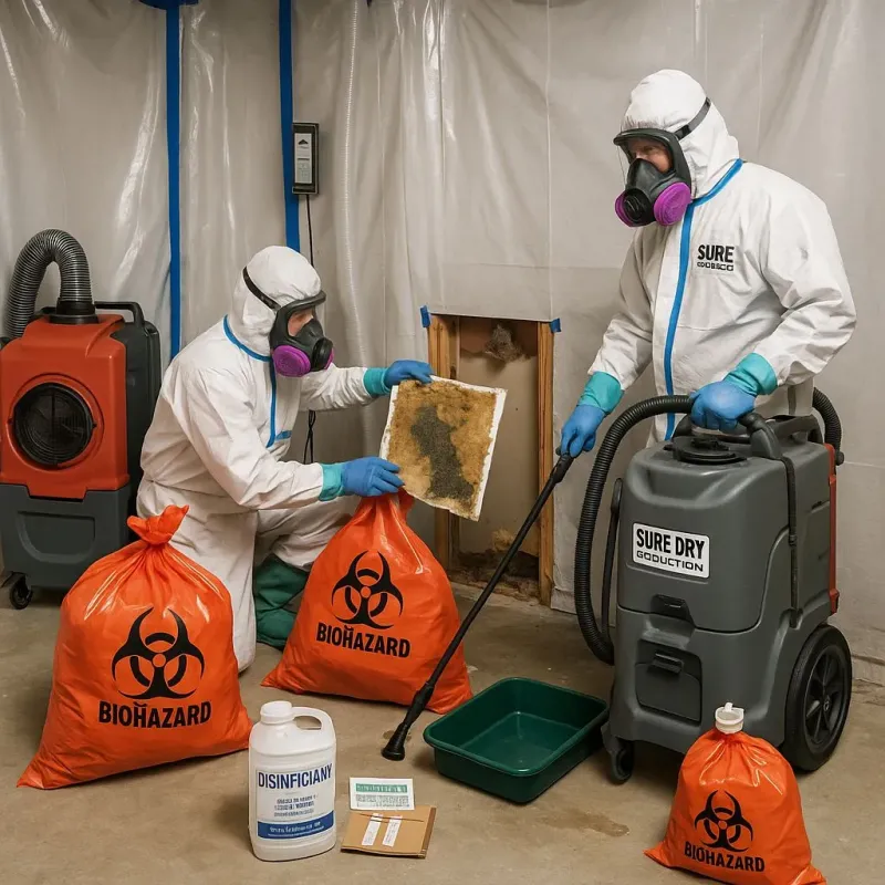 Contaminated Water Handling Protocols process in Napoleon, ND